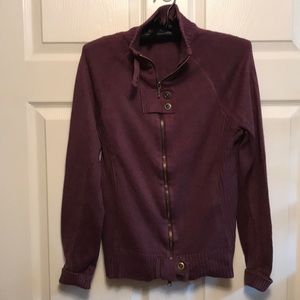 ORGANIC COTTON ZIP CARDIGAN